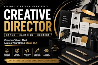 be your brand creative director strategy content marketing and visual direction