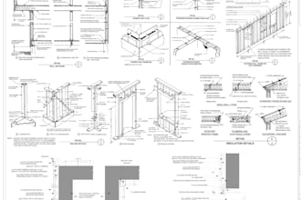 draft US city permit drawings for adu, addition, and deck