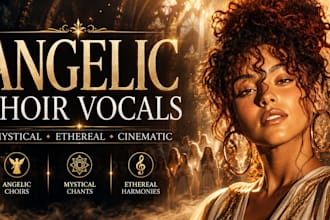 create angelic choir vocals, mystical chants and ethereal harmonies