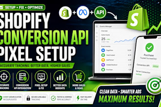 fix setup shopify meta pixel conversion API integration tracking setup