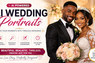 create ai wedding portrait