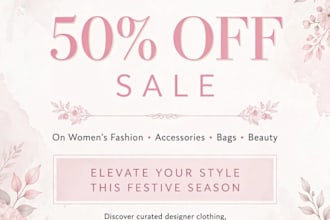 design luxury boutique and jewellery posters