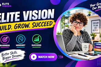 design professional youtube channel banners and covers