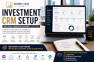 setup investment crm dynamo dealcloud backstop altvia loanpro turnkey shape