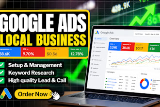 setup and manage google ads for small business to generate leads and sales