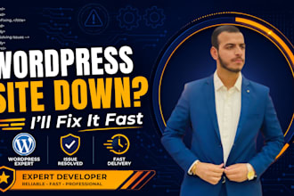 fix wordpress site down and critical errors