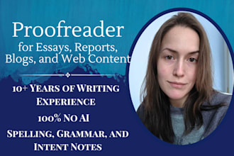 proofread your essay, story, or article