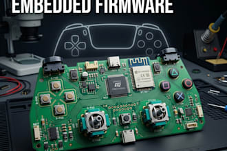 design ps4 ps5 game controller pcb gamepad circuit schematic firmware