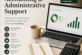 provide accounting and bookkeeping support for your business