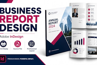 design business and corporate reports in adobe indesign