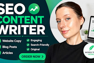 seo and blog writing focus