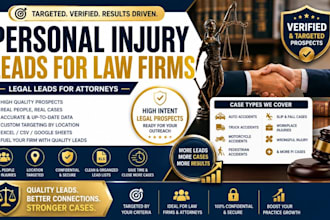generate personal injury leads for law firms legal leads for attorneys
