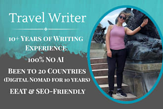 write engaging travel articles and guides