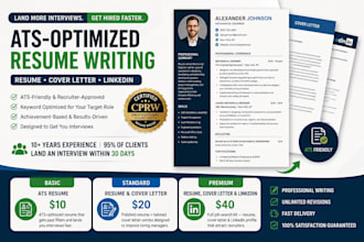 write graduate, junior, entry level resume, cv, cover letter ats resume