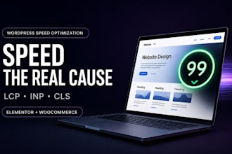 do wordpress speed optimization, elementor, woocommerce, core web vitals