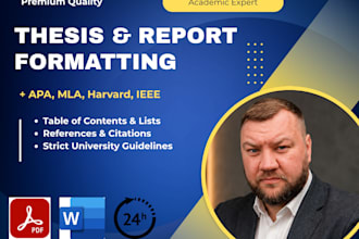 format your thesis, report, or research paper