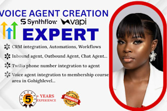 make an ai voice agent using vapi, retell, synthflow gohighlevel chatbot