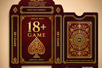 design custom card game box tcg booster pack tuck box card deck box with dieline