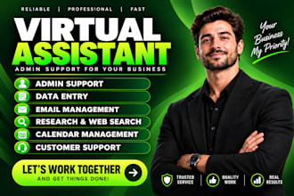 be your professional virtual assistant for admin and online tasks