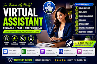be your professional virtual assistant for admin and online tasks