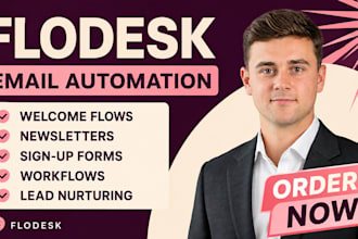 setup flodesk email automation workflow form newsletter lead nurturing