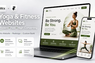 build german wix website for yoga fitness website pilates studio wix  website