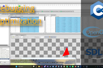 debug and fix c cpp opengl sdl project