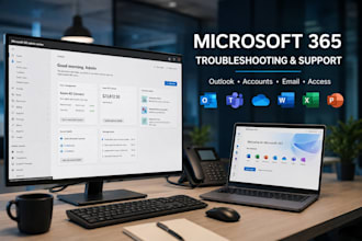 troubleshoot and fix microsoft 365, azure, outlook and account issues