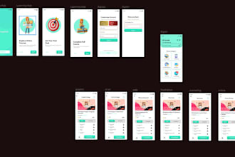 do mobile app ui ux design in figma