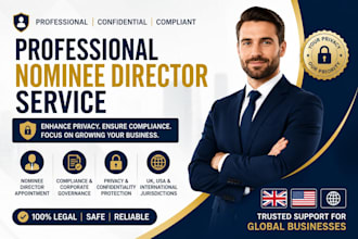 provide nominee director for uk, us company registration