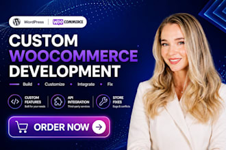 do custom wordpress woocommerce development API integration and customization