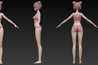 build distinctive 3d characters for gaming and next gen virtual worlds