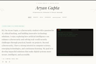 create your customize your portfolios and business sites