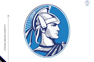 create a vintage emblem, badge, or mascot logo
