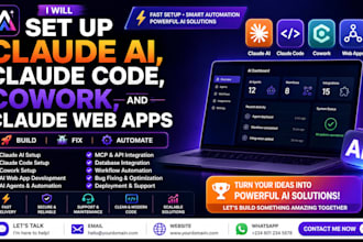 set up claude ai, claude code, cowork and claude web apps