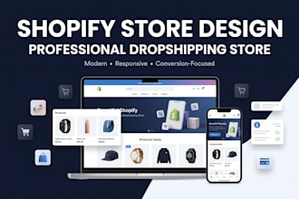 a professional shopify dropshipping store
