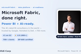 be your certified microsoft fabric consultant