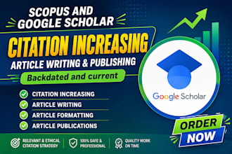 increase google scholar citation scopus publishing  article writing
