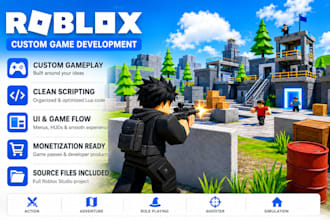develop your complete roblox game from scratch