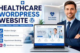build a modern wordpress website for your medical clinic