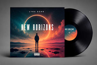 design album cover art and ep cover single