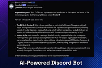 develop a custom discord bot for your server