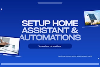 setup your home assistant and automations