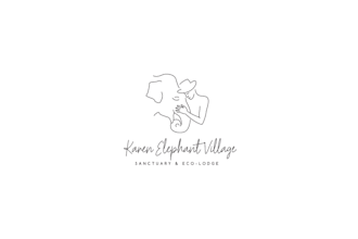 create minimalist line art wildlife, mountain, lodge logo design