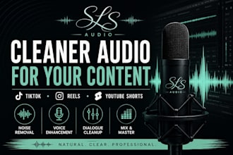 edit and clean up your short form content dialogue audio