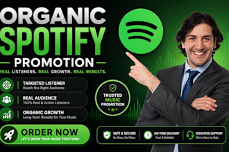 promote your spotify music and grow your monthly listeners worldwide