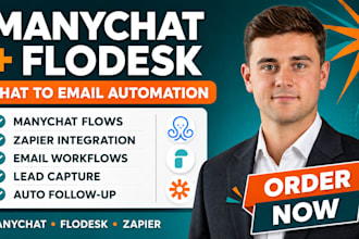 connect manychat flodesk zapier and automate email workflows