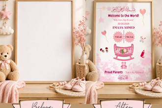design realistic canva product mockups and listing graphics