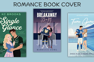 do romance book cover design, ebook cover, romance book cover art, KDP cover