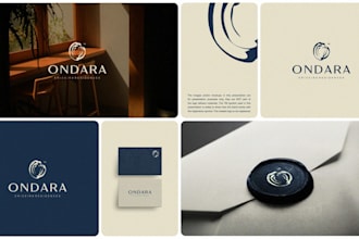 design a luxury logo and brand identity for health and wellness coaches